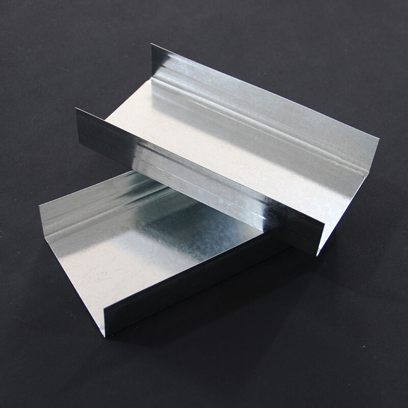 Fireproof Metal Stud Gypsum Board 3 5/8 In G40 Steel Studs For Drywall